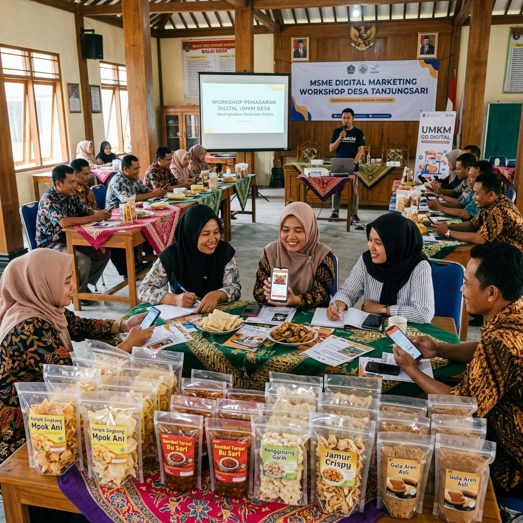 Pelatihan Pemasaran Digital & Pendampingan UMKM Desa Popodu