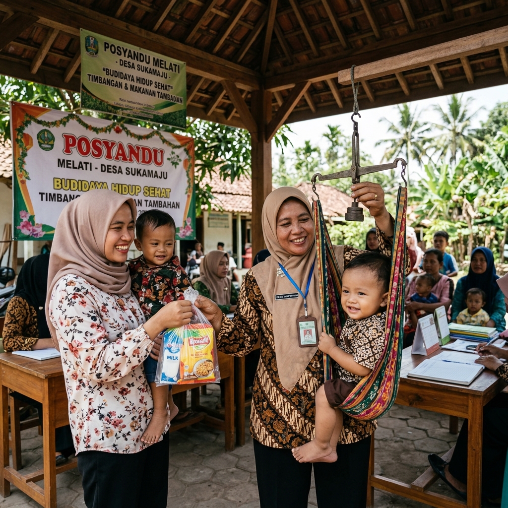 Pemeriksaan kesehatan gratis pasca kerja bakti