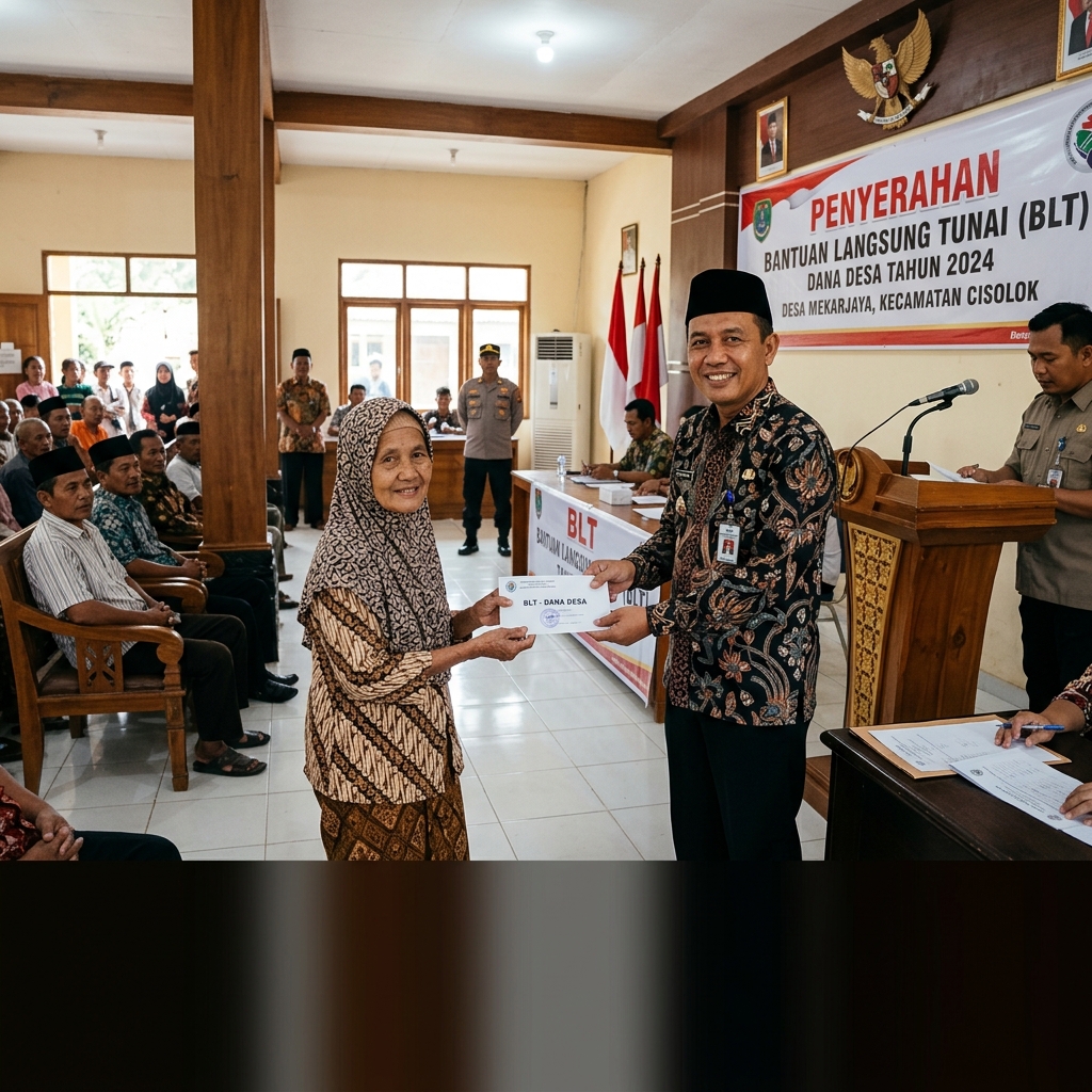 Pemerintah Desa Popodu Salurkan Bantuan Langsung Tunai (BLT) Dana Desa Tahap I