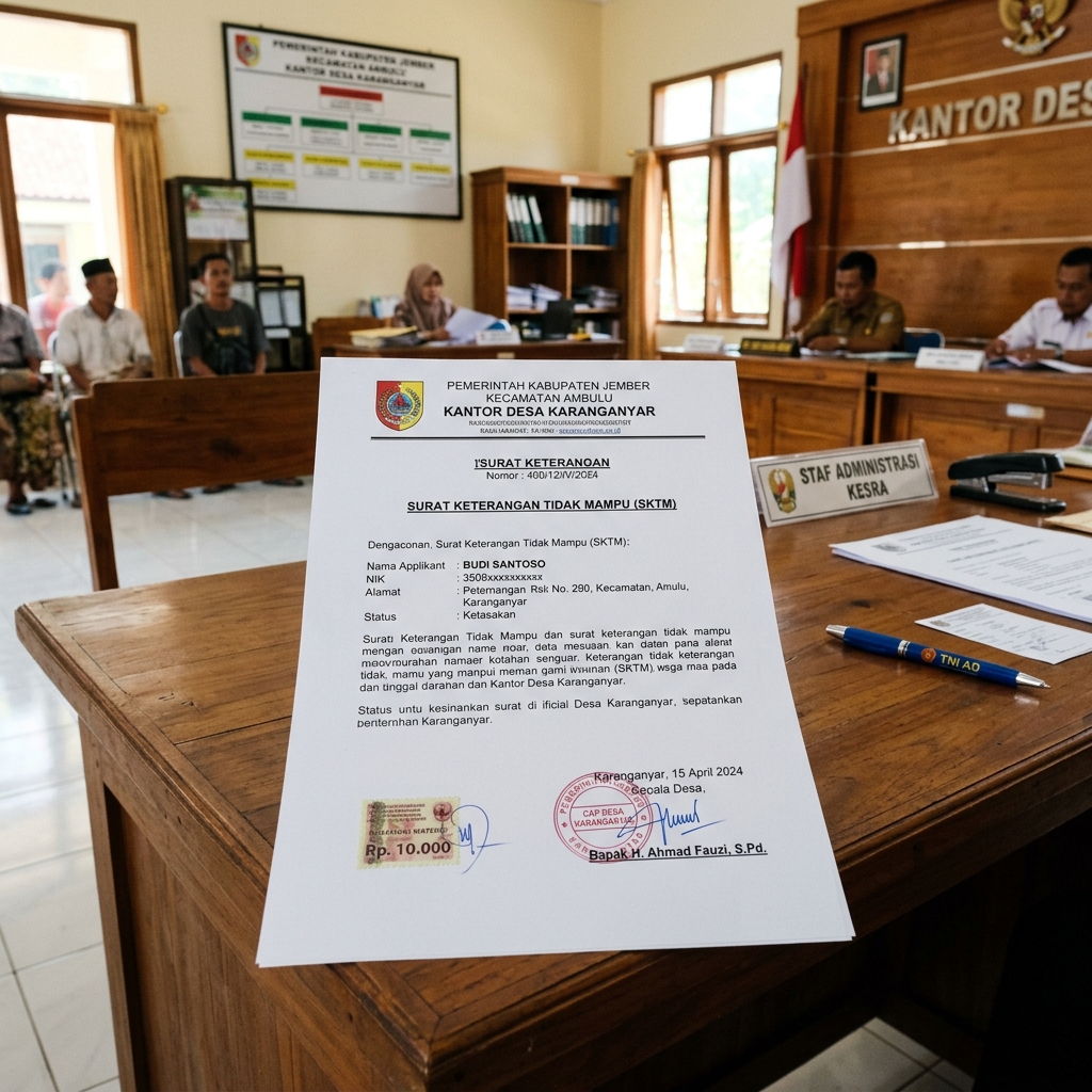 Surat Keterangan Tidak Mampu (SKTM)
